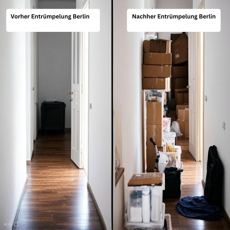 Vorher & Nachher Entrümpelung Berlin