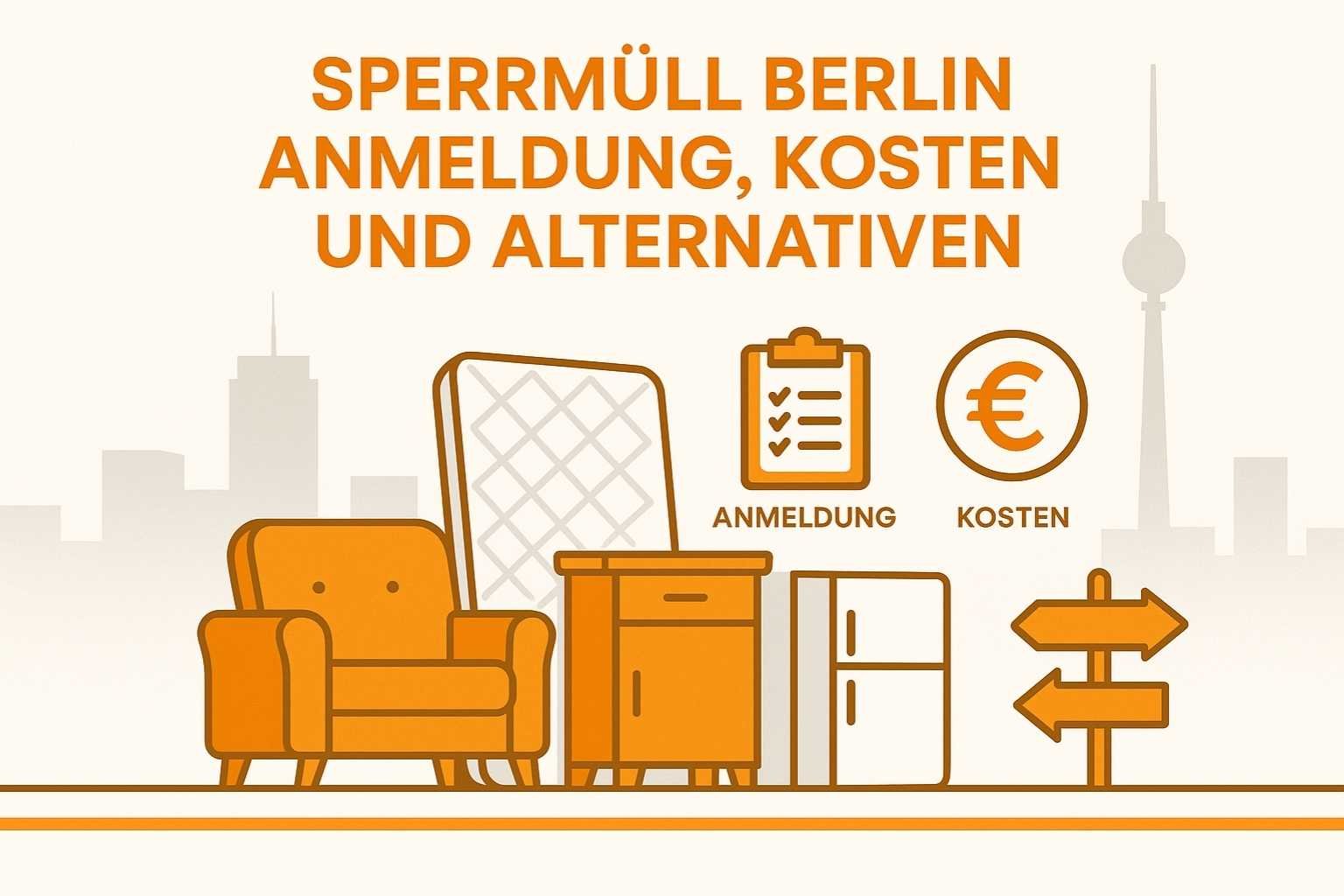 Sperrmüll Berlin Anmeldung, Kosten und Alternativen