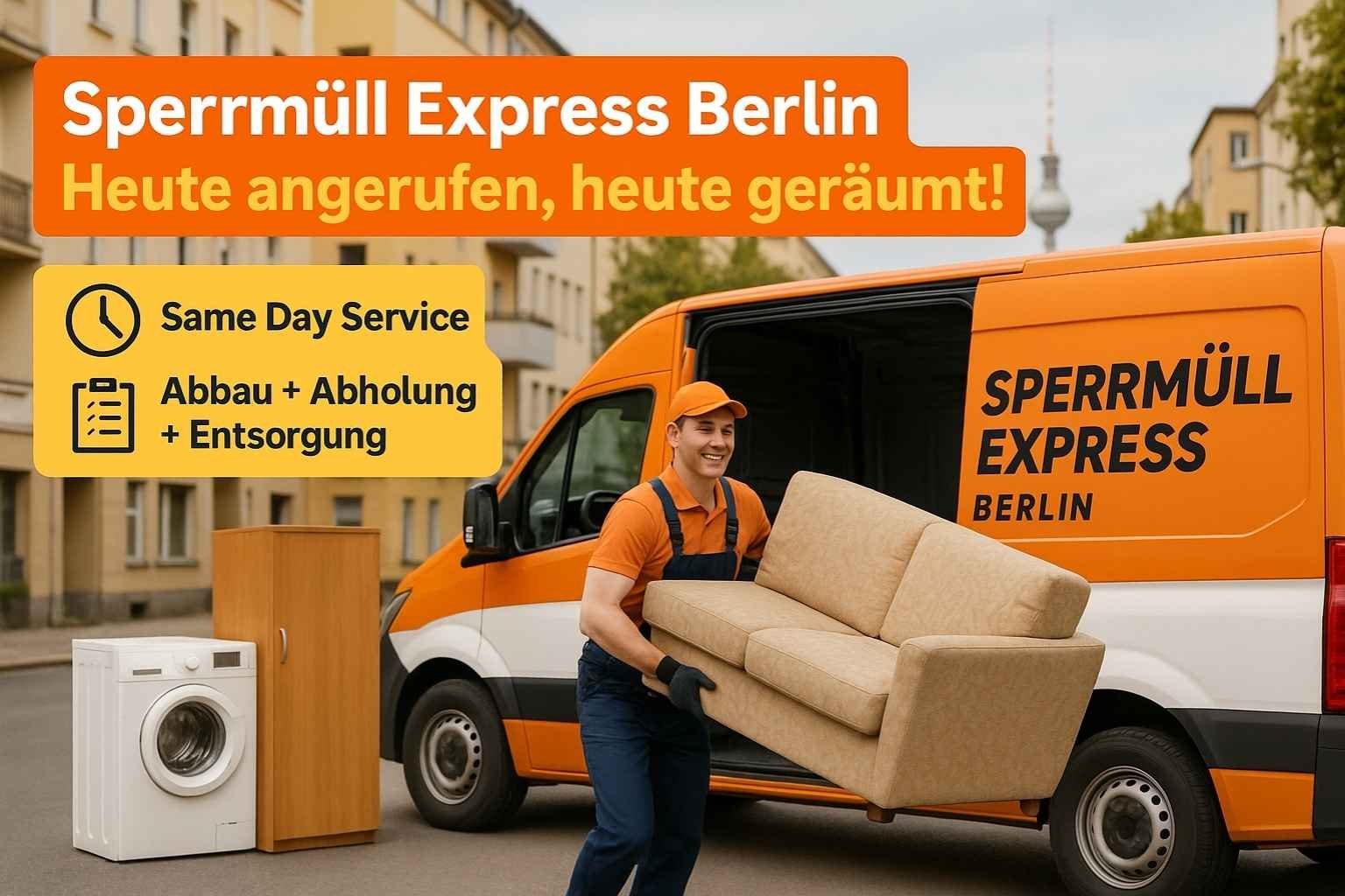 Sperrmüll Express Berlin Same Day