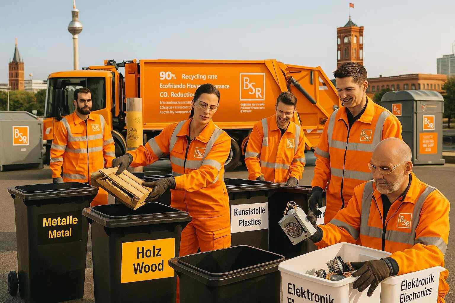 Umweltfreundliche Wohnungsauflösung Berlin 90 Prozent Recycling Quote möglich